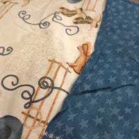 Hvy Cotton Apron, ties *vgc, mnr dirt?stains, older?, knotted neck
