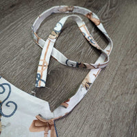 Hvy Cotton Apron, ties *vgc, mnr dirt?stains, older?, knotted neck
