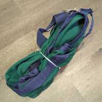 Cotton Full Face Hood, snaps *vgc, clean, rubs, frays, older, mnr repairs, sm holes

