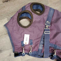 Med Full Face Hood, snaps *gc, clean, mnr wpf, hair, faded, mnr rust, stains, dirt, rubs, clumpy
