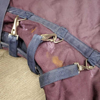 Med Full Face Hood, snaps *gc, clean, mnr wpf, hair, faded, mnr rust, stains, dirt, rubs, clumpy
