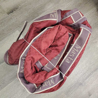 Med Winter Blanket, 2 legs *vgc, 0 wpf, older, mnr hair, dirt, film, dusty, tape, faded, undone stitch