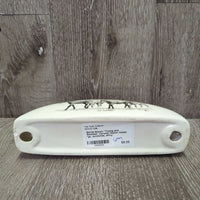 "Young and Restless" Ceramic Napkin Holder *gc, scratches, dirtry
