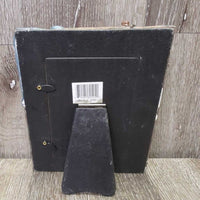 Ceramic Picture Frame 5x7" *vgc, clean, rubs & residue
