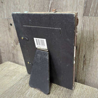 Ceramic Picture Frame 5x7" *vgc, clean, rubs & residue
