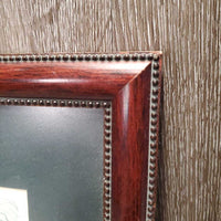 B & W "The Find" Fox Hunt Scen Print by H Alken, Matted & Wood Frame *gc, mnr dirt, ripped back
