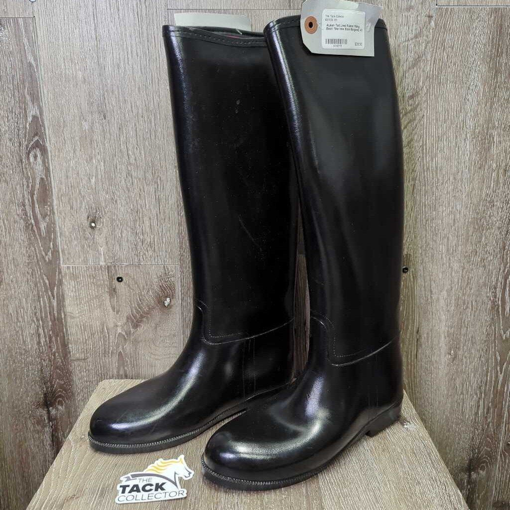 Tall Lined Rubber Riding Boot *like new | The Tack Collector