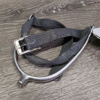 1 ONLY POW Spur, Nylon Web Spur Strap *gc, rubs, snags, bent, scratches
