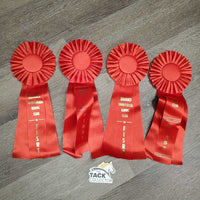 Red Horse Show Ribbon *vgc, inscribed, curled eges
