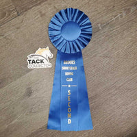 Blue Horse Show Ribbon *vgc, inscribed, curled eges

