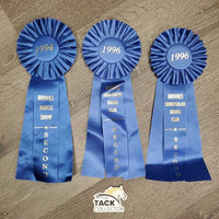 Blue Horse Show Ribbon *vgc, inscribed, curled eges
