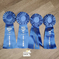 Blue Horse Show Ribbon *vgc, inscribed, curled eges