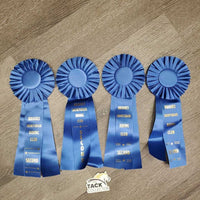 Blue Horse Show Ribbon *vgc, inscribed, curled eges