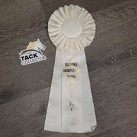 White Horse Show Ribbon *vgc, inscribed, curled eges, stains
