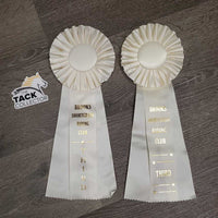 White Horse Show Ribbon *vgc, inscribed, curled eges, stains
