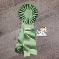 Green Horse Show Ribbon *vgc, inscribed, curled eges, mnr stain