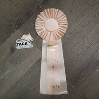 Pink Horse Show Ribbon *vgc, inscribed, curled eges