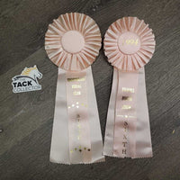 Pink Horse Show Ribbon *vgc, inscribed, curled eges