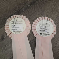 Pink Horse Show Ribbon *vgc, inscribed, curled eges