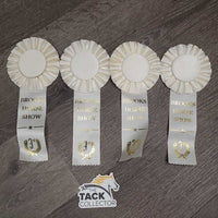 Assorted Sm Horse Show Ribbon *vgc, inscribed, curled eges
