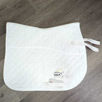 Thin Double Back Quilt Jumper Saddle Pad *vgc, clean, mnr stains & puckers
