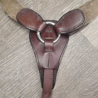 Elastic Breast Plate, snaps *gc, dirty, sticky, residue, dry, xholes, stains, thin fleece
