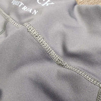 Full Sticky Seat Riding Tight Breeches, Pull On *gc/fair, undone stitching, cracking logos, seam rubs/frays, v.pulled waist
