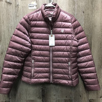 "Ideal Down" Puffy Jacket, Zipper *vgc, mnr cuff & collar stains