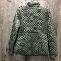 Quilted Puffy Jacket, zipper, back zipper *xc/vgc, dirty pocket