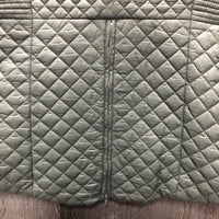 Quilted Puffy Jacket, zipper, back zipper *xc/vgc, dirty pocket