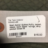 Quilted Puffy Jacket, zipper, back zipper *xc/vgc, dirty pocket
