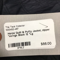 Quilt & Puffy Jacket, zipper *xc/vgc