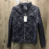 Light Puffy Jacket, zip *gc, dirty pockets, crinkels