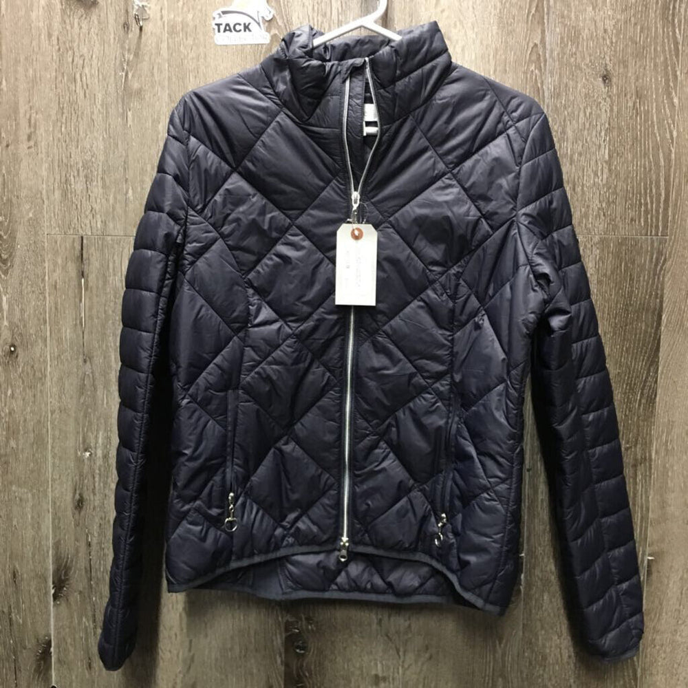 Light Puffy Jacket, zip *gc, dirty pockets, crinkels