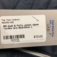 Quilt & Puffy Jacket, zipper *xc/like new