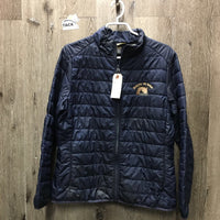 Puffey Jacket "Horse in Hand Ranch" *gc, stains, rubs, thin/shiny spots
