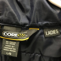 Puffey Jacket "Horse in Hand Ranch" *gc, stains, rubs, thin/shiny spots
