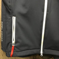 Technical Fleece Lined Riding Jacket, Back Zipper, Detach Hood "Spruce Meadows" *xc, /like newmnr hair