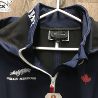 Technical Fleece Lined Riding Jacket, Back Zipper, Detach Hood "Spruce Meadows" *xc, /like newmnr hair
