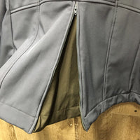 Technical Fleece Lined Riding Jacket, Back Zipper, Detach Hood "Spruce Meadows" *xc, /like newmnr hair