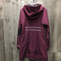 "Special Edition" Technical Long Coach - Riders Jacket, detach hood, Zip *xc/like new
