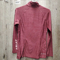 LS Shirt, 1/4 Zip Up *vgc, mnr hair
