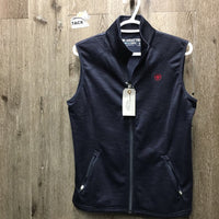 lIGHT Fleece Lined Vest, zip *xc/like new