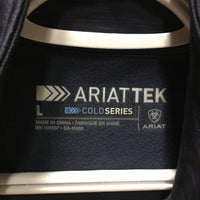 lIGHT Fleece Lined Vest, zip *xc/like new
