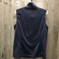 lIGHT Fleece Lined Vest, zip *xc/like new
