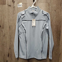 RideStraight ATHLETIX Shirt LS Technical Show Shirt, 1/4 Zip Up *xc, sticky zip, mnr snags & rubs
