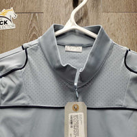 RideStraight ATHLETIX Shirt LS Technical Show Shirt, 1/4 Zip Up *xc, sticky zip, mnr snags & rubs
