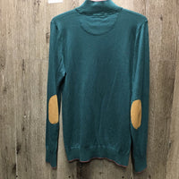 "Trey" LS Light Wool Sweater, 1/4 Zip Up *xc/like new, mnr hair