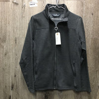 Light Fleece Jacket, Zipper *vgc, mnr dirty pockets, rubs, pills & hair