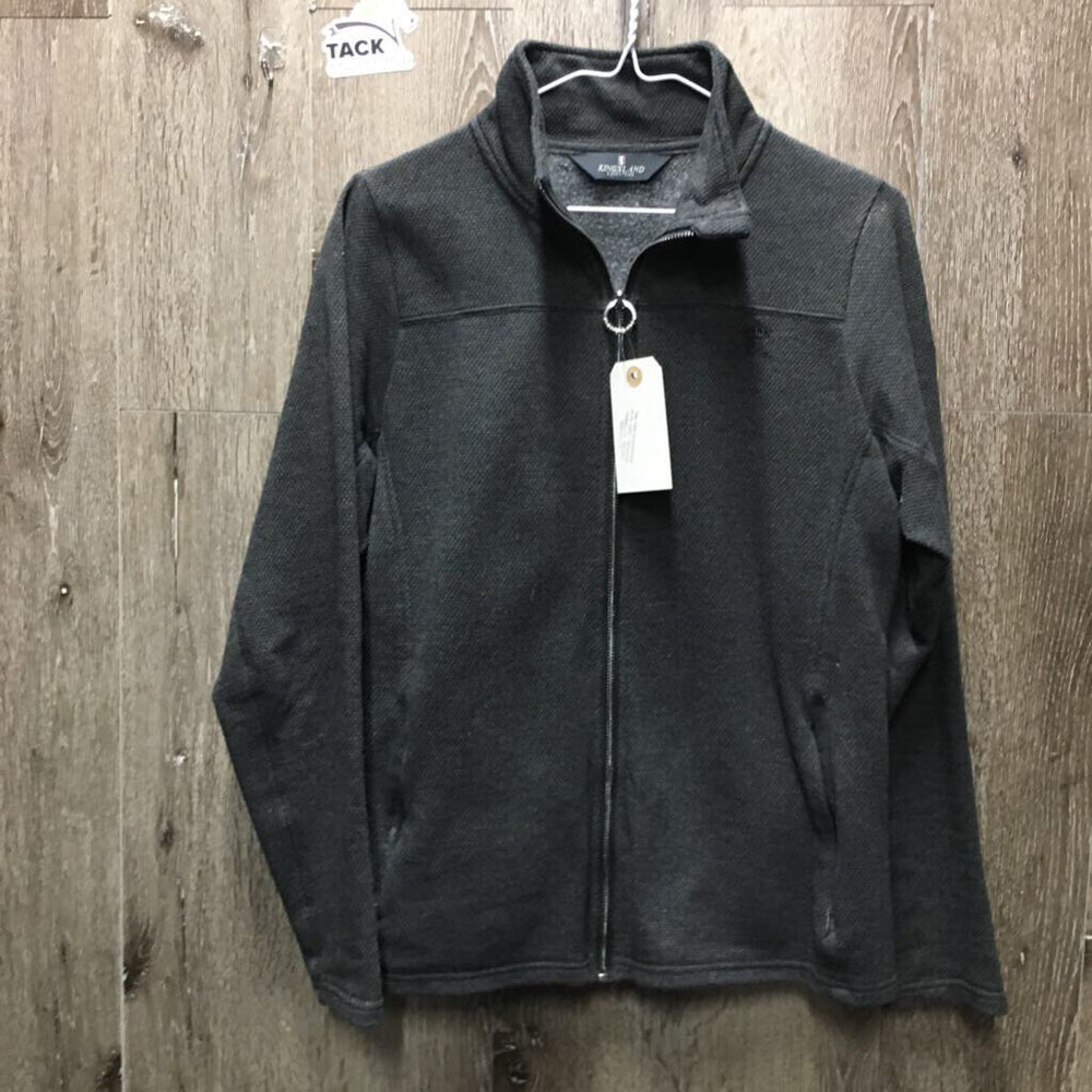 Light Fleece Jacket, Zipper *vgc, mnr dirty pockets, rubs, pills & hair